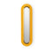 Lens Super Oval LED Wall Sconce  option Yellow / Gold