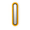 Lens Super Oval LED Wall Sconce  option Yellow / Matte Black