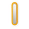 Lens Super Oval LED Wall Sconce  option Yellow / Matte Ivory