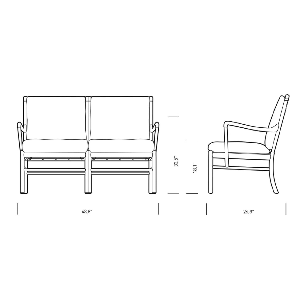 OW149-2 Colonial Sofa