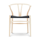 CH24 Wishbone Chair with Black Paper Cord