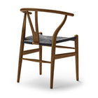 CH24 Wishbone Chair with Black Paper Cord