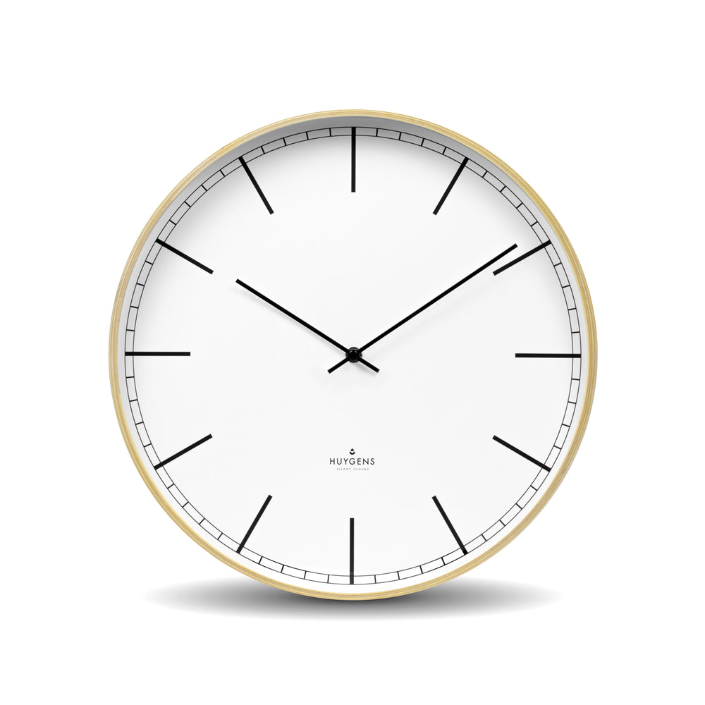 Wood Index Wall Clock