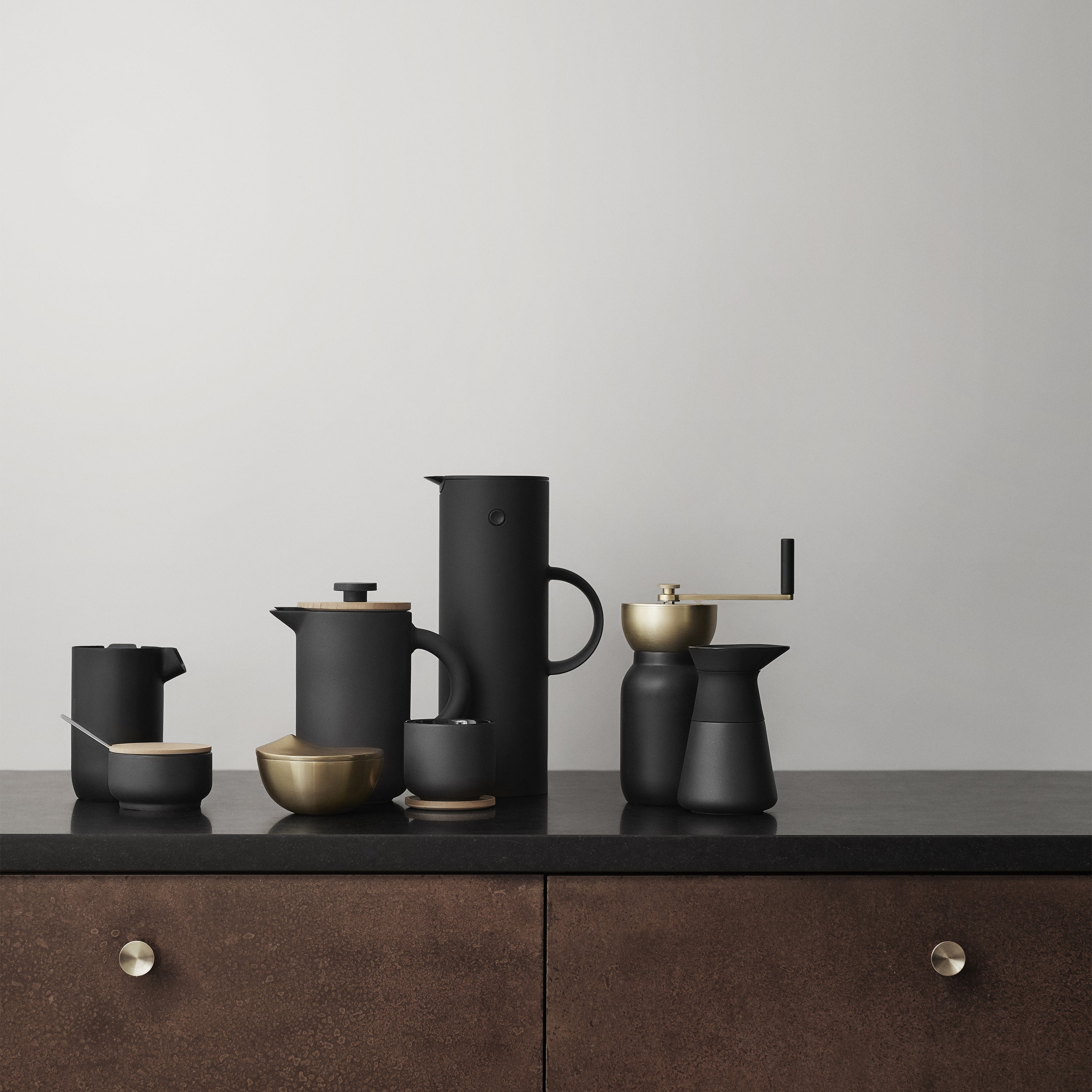 Stelton Theo Sugar Bowl and Milk Jug