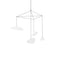 Papillons 4-Light LED Pendant Light  option Satin White