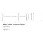 Barber Osgerby Asymmetric Sofa