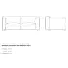 Barber Osgerby Two Seater Sofa