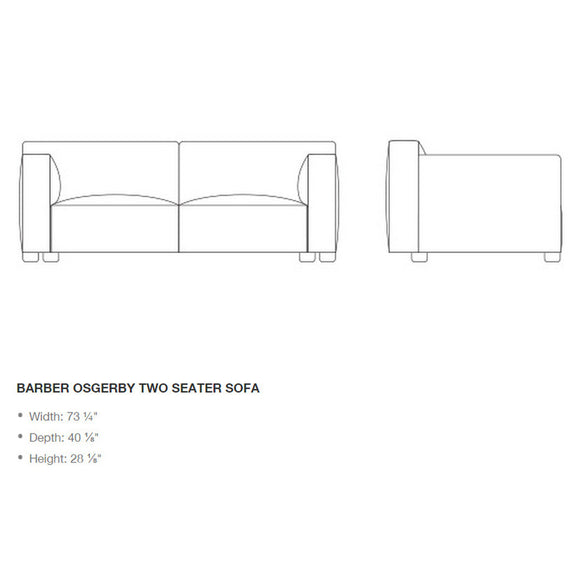 Barber Osgerby Two Seater Sofa