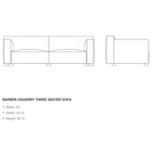 Barber Osgerby Three Seater Sofa