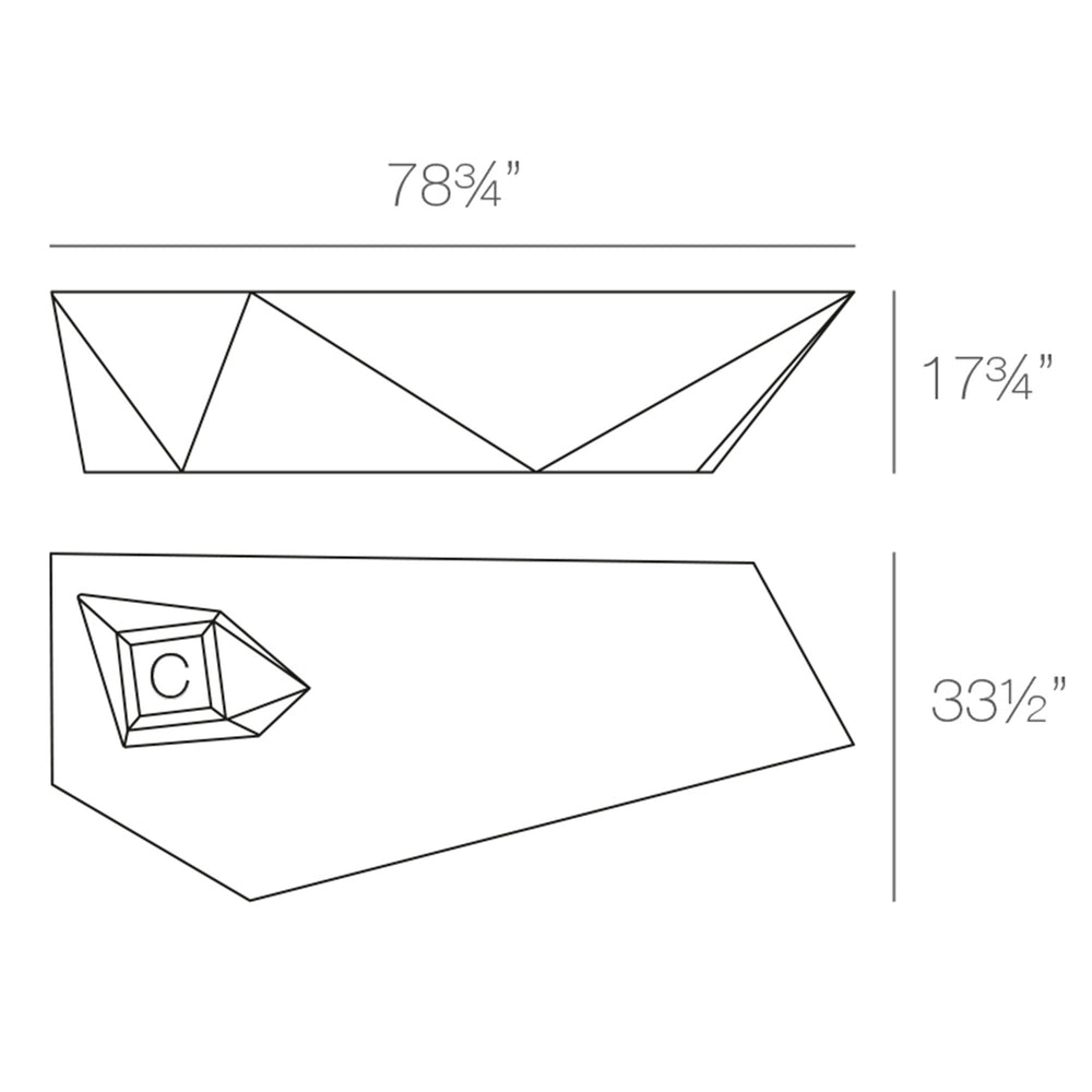 Faz Outdoor Bench