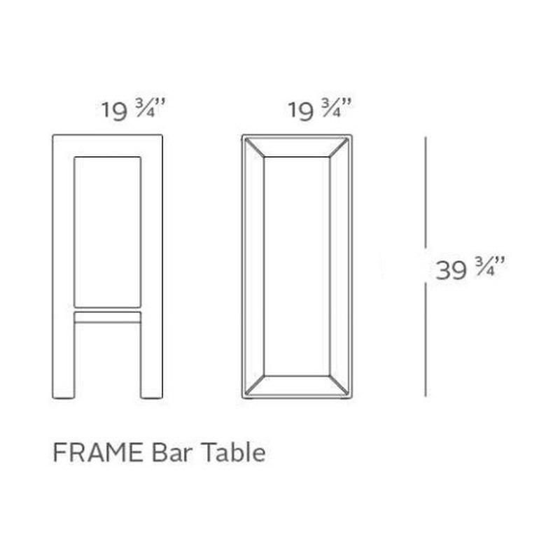 Frame Outdoor Bar Table