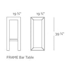 Frame Bar Table