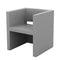 Vela Armchair  option Steel