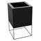 Vela Cube Nano Planter  option Black