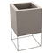 Vela Cube Nano Planter  option Taupe