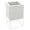 Vela Cube Nano Planter  option White