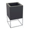 Vela Cube Planter  option Anthracite