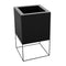 Vela Cube Planter  option Black