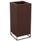 Vela High Cube Planter  option Bronze