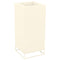 Vela High Cube Planter  option Ecru