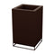 Vela High Cube Nano Planter  option Bronze