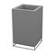 Vela High Cube Nano Planter  option Steel