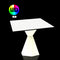 Illuminated Vertex Square Table  option RGB LED Cordless