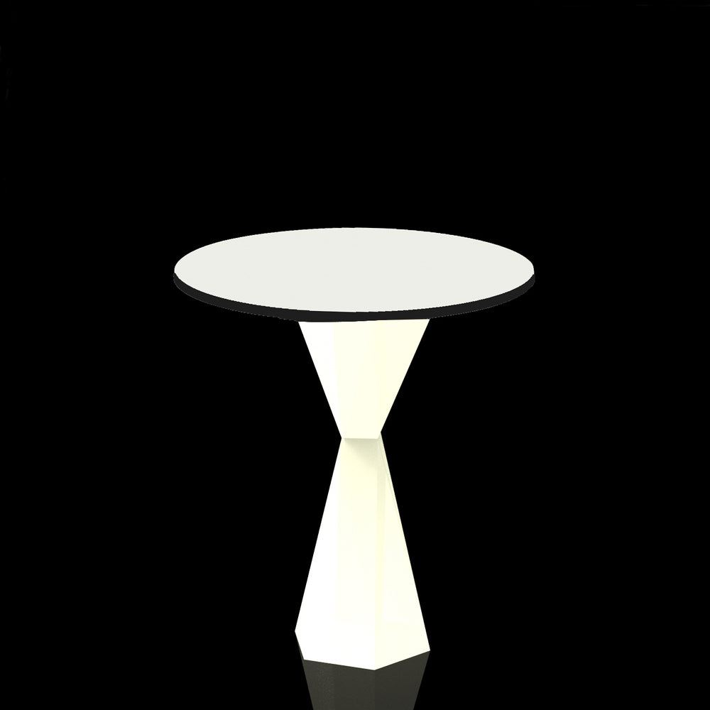 Illuminated Vertex Round Outdoor Table