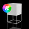 Illuminated Vela Cube Lamp  option RGB LED Cordless