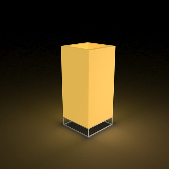 Illuminated Vela High Cube Planter