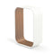 Contour Table Lamp  option White Exterior / Walnut Interior