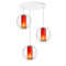 Bel Occhio Chandelier  option Orange