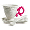 I-Wares Porcelain Coffee Set  option Fuchsia