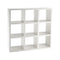 Modular Bookshelf - 9 Shelves  option White