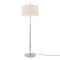 Diana Floor Lamp  option Satin Nickel
