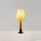 Basica Minima Table Lamp  option Bronze with cardboard shade