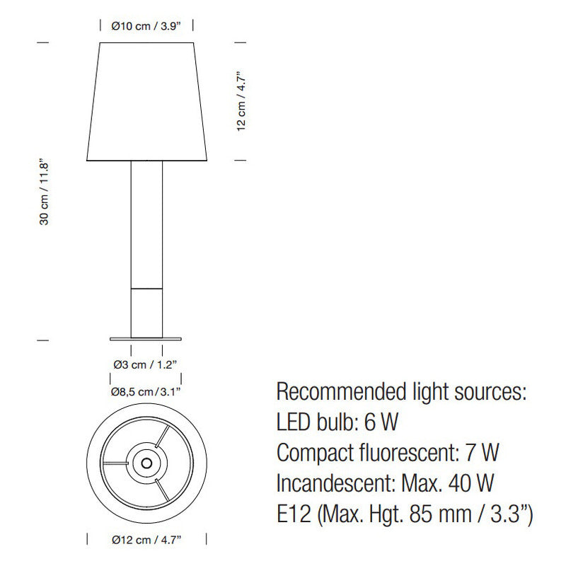 Basica Minima Table Lamp