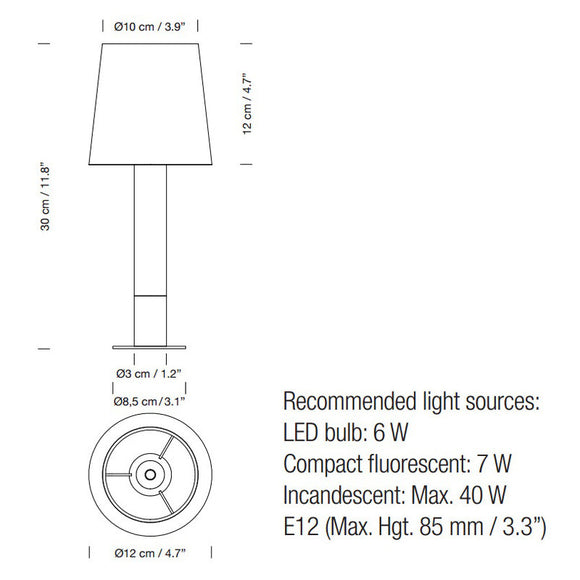 Basica Minima Table Lamp