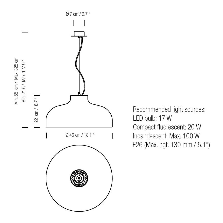 M68 Hanging Pendant Light