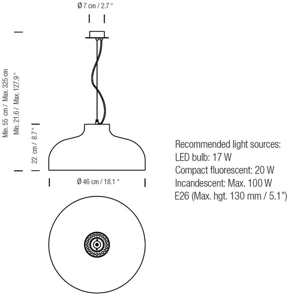 M68 Hanging Pendant Light