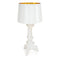 Bourgie Lamp  option White/Gold