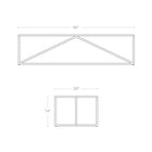 Strut Wood Coffee Table