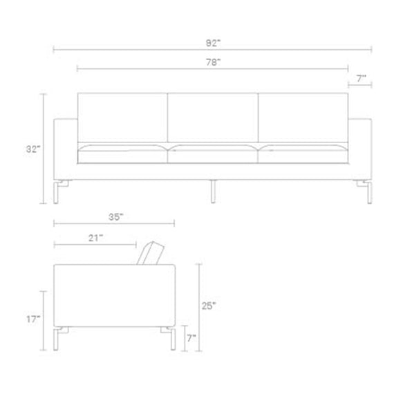 New Standard 92-Inch Sofa