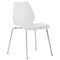 Maui Task Chair (Set of 2)  option Zinc White