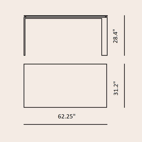 Four Table - Rectangular