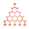 Infinity Wine Rack  option Orange