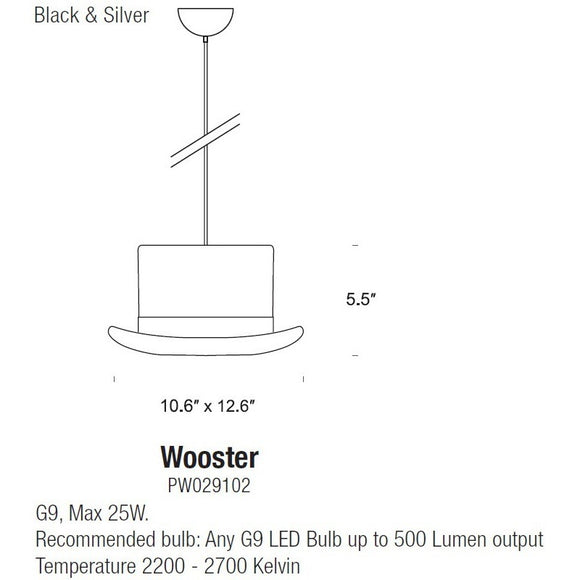 Wooster Pendant Light