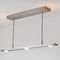 Brevis Linear Pendant Light  option Brushed Aluminum