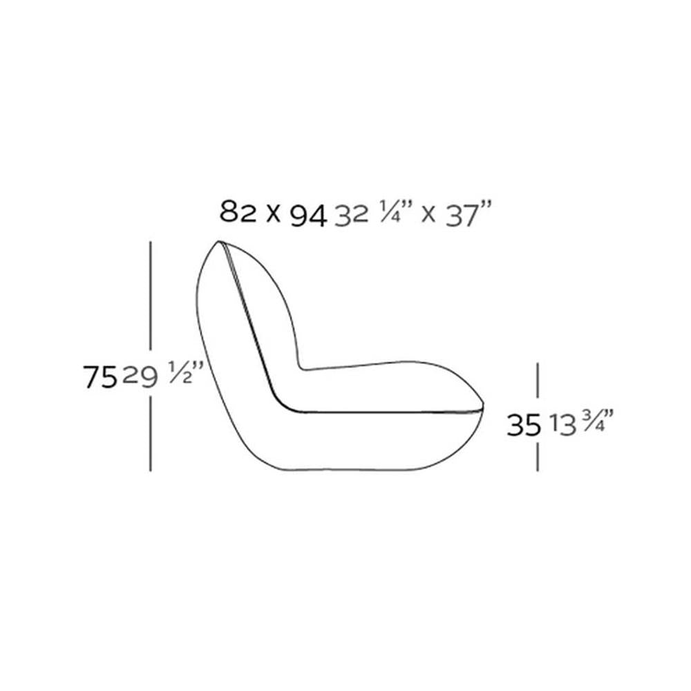 Pillow Illuminated Outdoor Lounge Chair