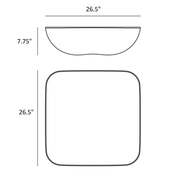 Pillow Outdoor Coffee Table
